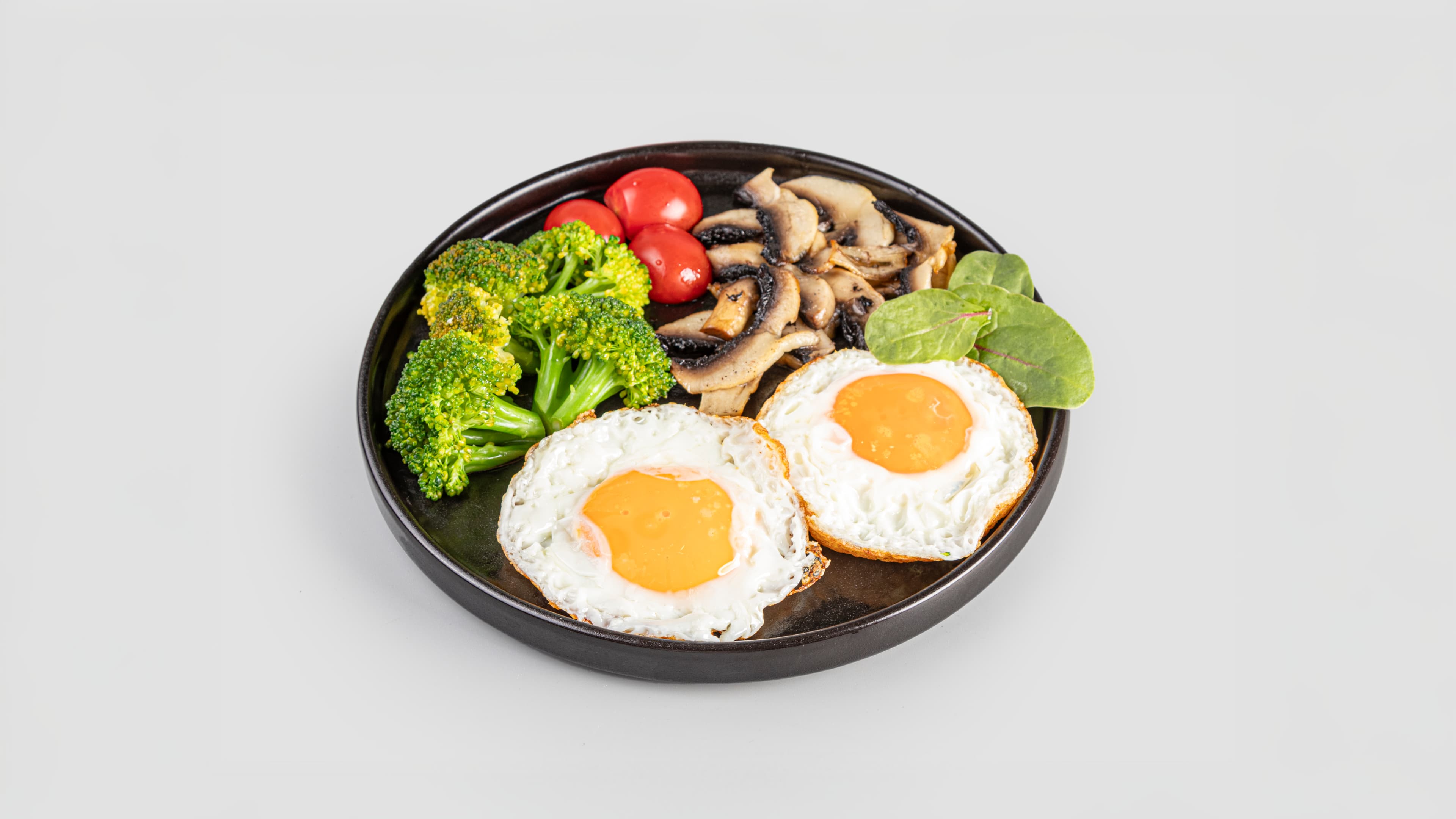 Глазунья с овощами